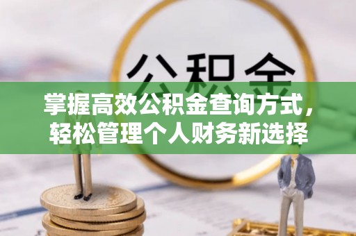 会东掌握高效公积金查询方式，轻松管理个人财务新选择