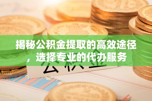 会东揭秘公积金提取的高效途径，选择专业的代办服务