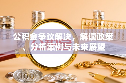 会东公积金争议解决，解读政策、分析案例与未来展望
